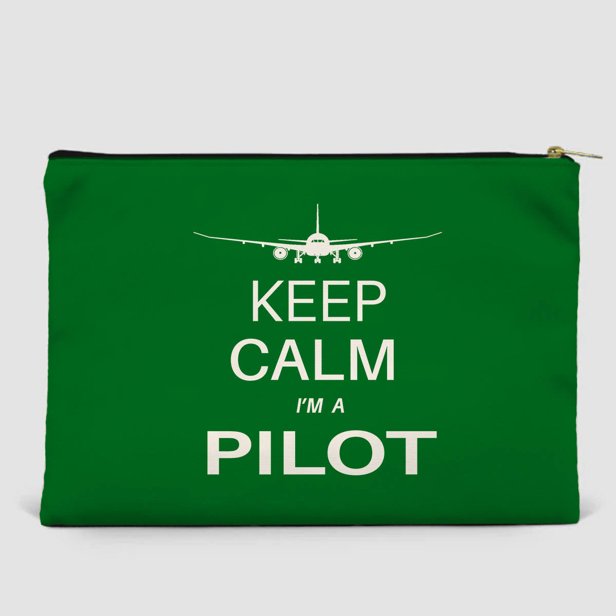 Pilot (777 Silhouette) Designed Zipper Pouch