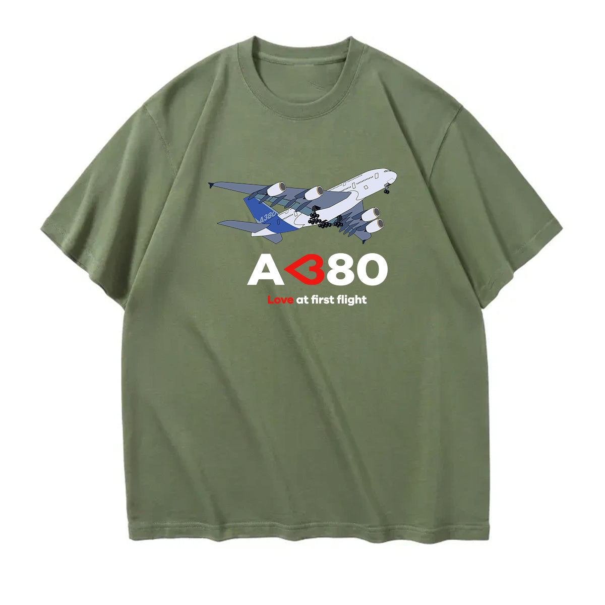 Airbus A380 Love at first flight Designed Relax Fit T-Shirts