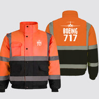 Thumbnail for Boeing 717 & Plane Designed Reflective Winter Jackets