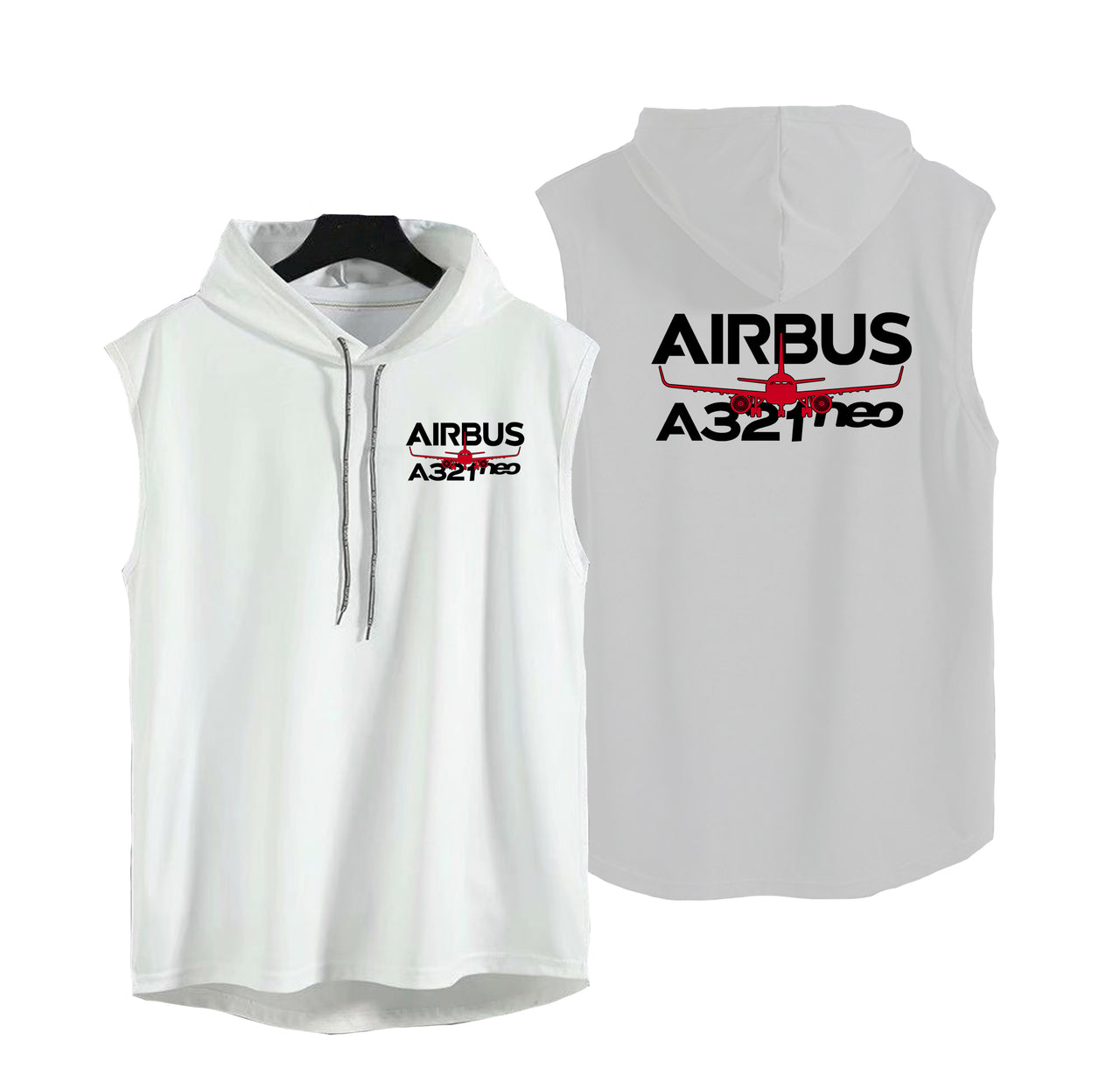 Amazing Airbus A321neo Designed Hooded Tank Tops