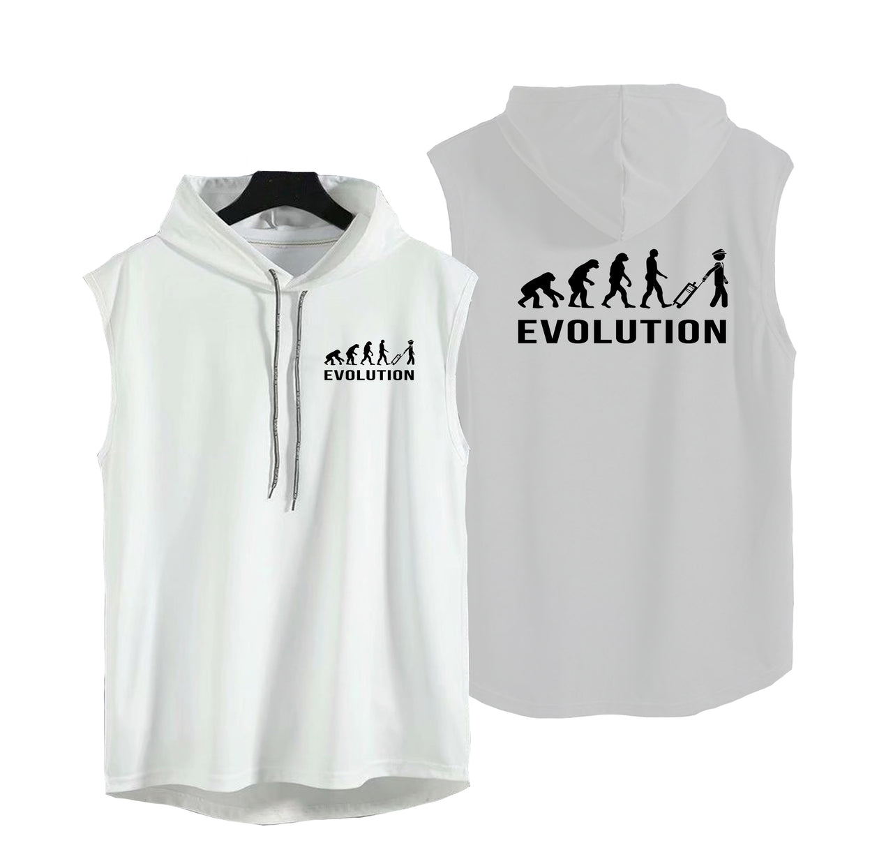 Pilot Evolution Designed Hooded Tank Tops