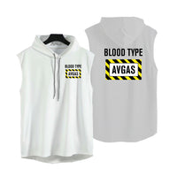 Thumbnail for Blood Type AVGAS Designed Hooded Tank Tops