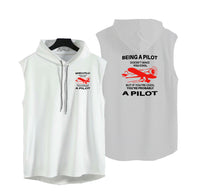 Thumbnail for If You're Cool You're Probably a Pilot Designed Hooded Tank Tops