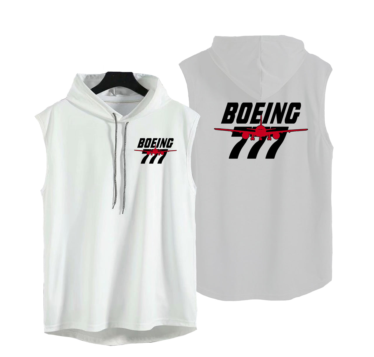 Amazing Boeing 777 Designed Hooded Tank Tops