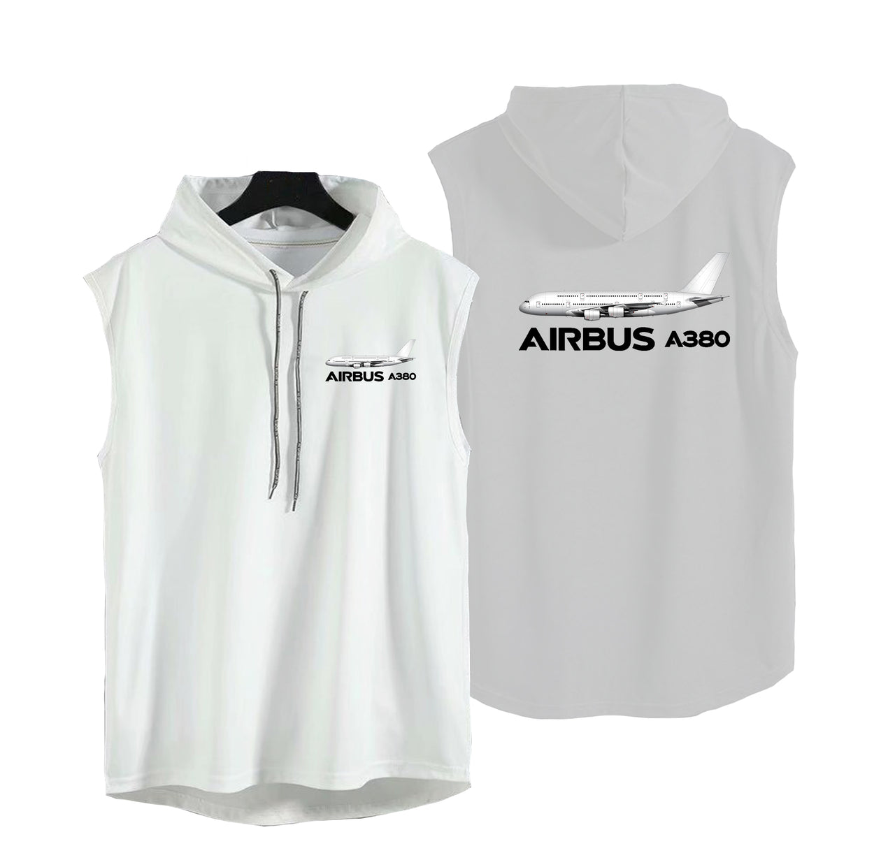 The Airbus A380 Designed Hooded Tank Tops