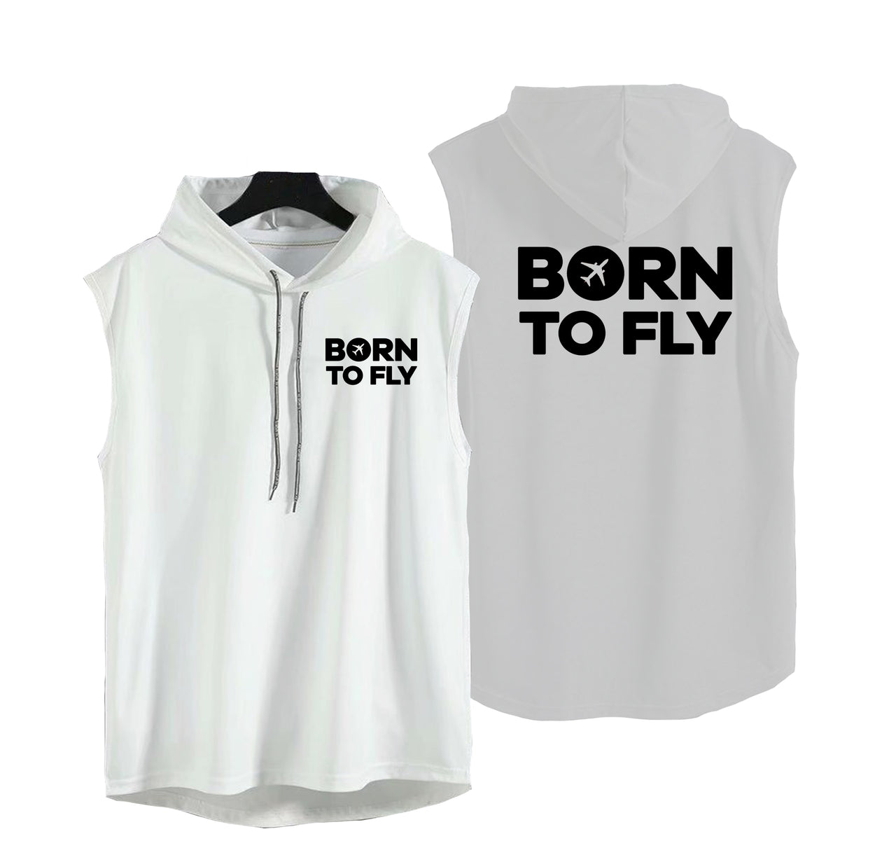 Born To Fly Special Designed Hooded Tank Tops