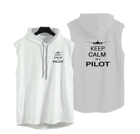 Thumbnail for Pilot (777 Silhouette) Designed Hooded Tank Tops