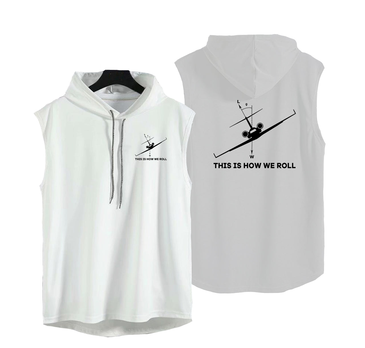 This is How We Roll Designed Hooded Tank Tops