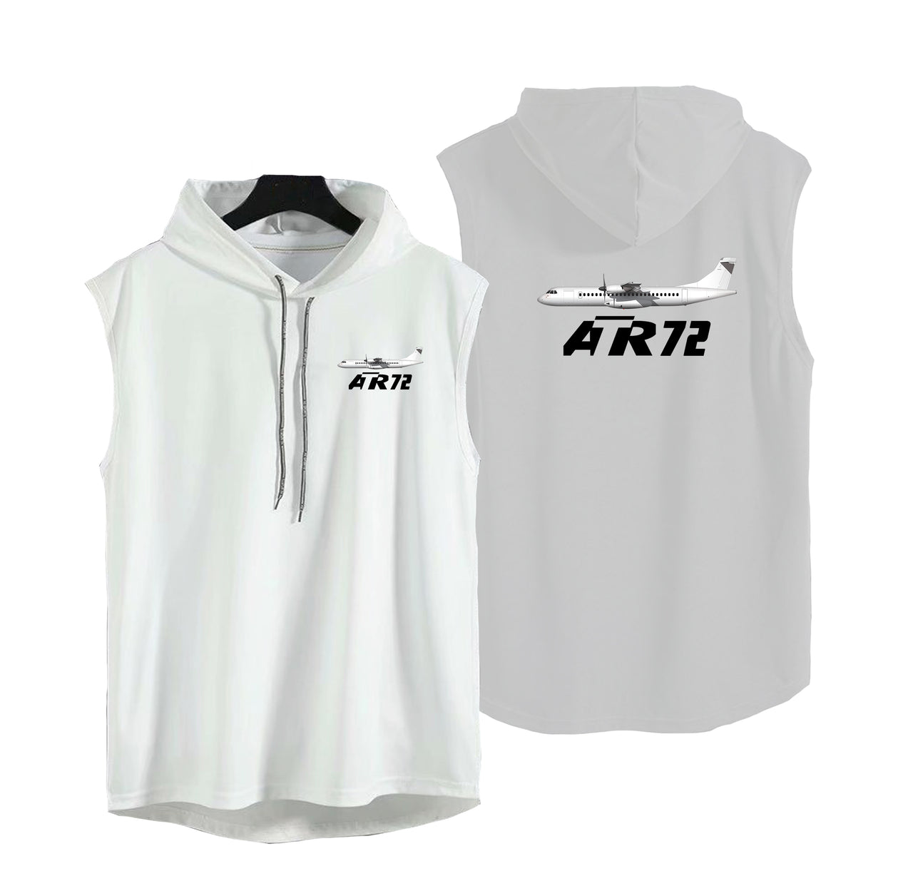 The ATR72 Designed Hooded Tank Tops