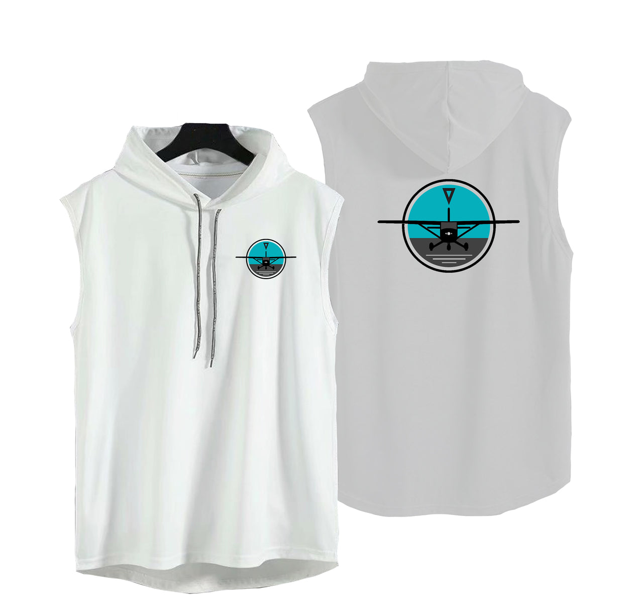 Cessna & Gyro Designed Hooded Tank Tops