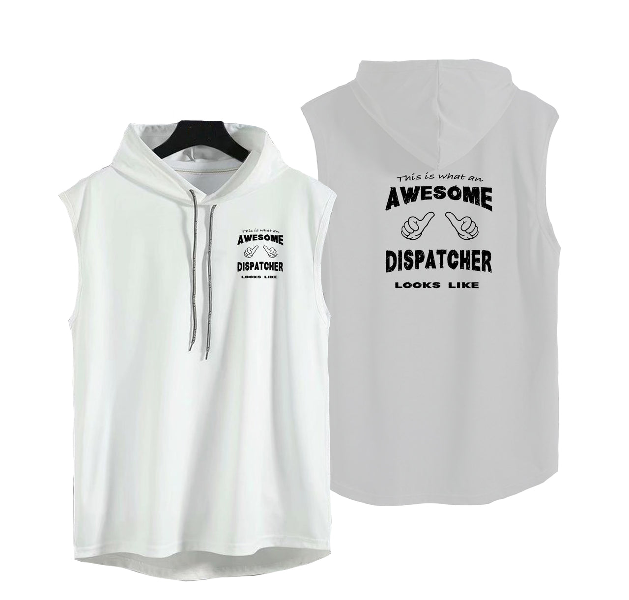 Dispatcher Designed Hooded Tank Tops