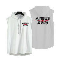 Thumbnail for Amazing Airbus A220 Designed Hooded Tank Tops