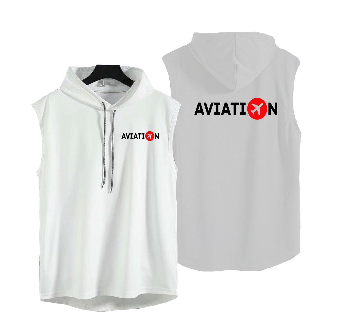 Aviation Designed Hooded Tank Tops