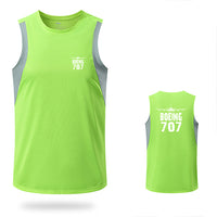 Thumbnail for Boeing 707 & Plane Designed Men Sleeveless T-shirt Quick Dry Vests