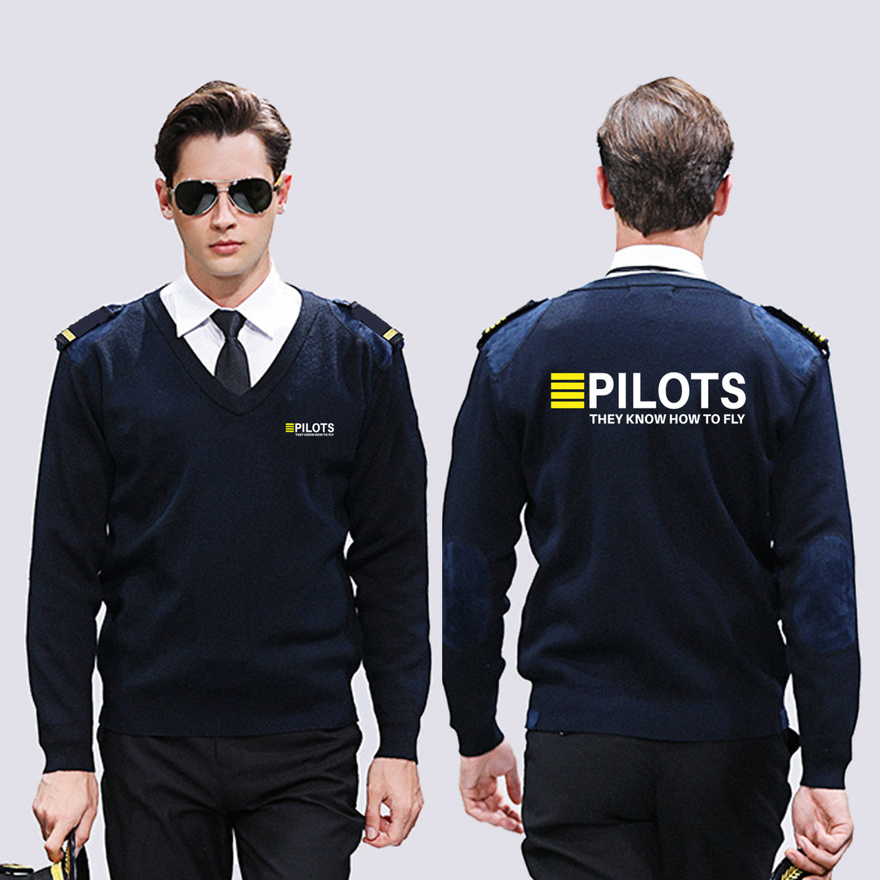 Pilots They Know How To Fly Designed Wool Pilot Sweaters