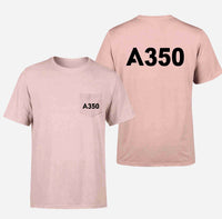 Thumbnail for A350 Flat Text Designed Pocket T-Shirts