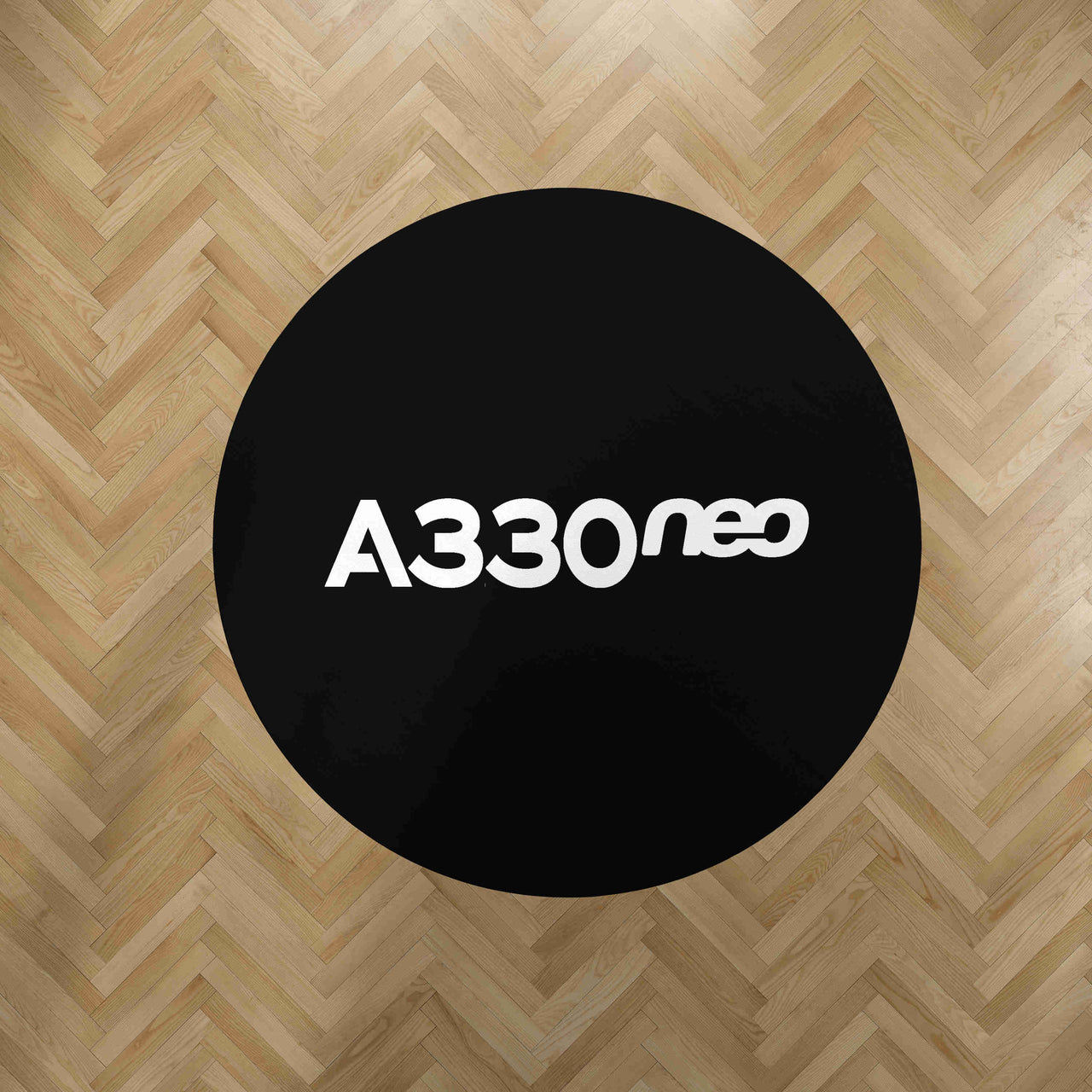 A330neo & Text Designed Carpet & Floor Mats (Round)