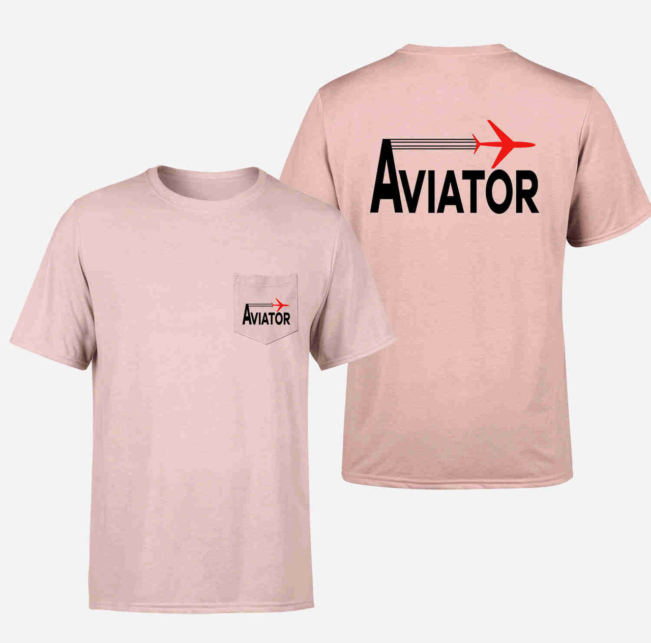 Aviator Designed Pocket T-Shirts