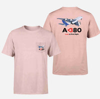 Thumbnail for Airbus A380 Love at first flight Designed Pocket T-Shirts