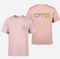 Thumbnail for CPT & 4 Lines Designed Pocket T-Shirts