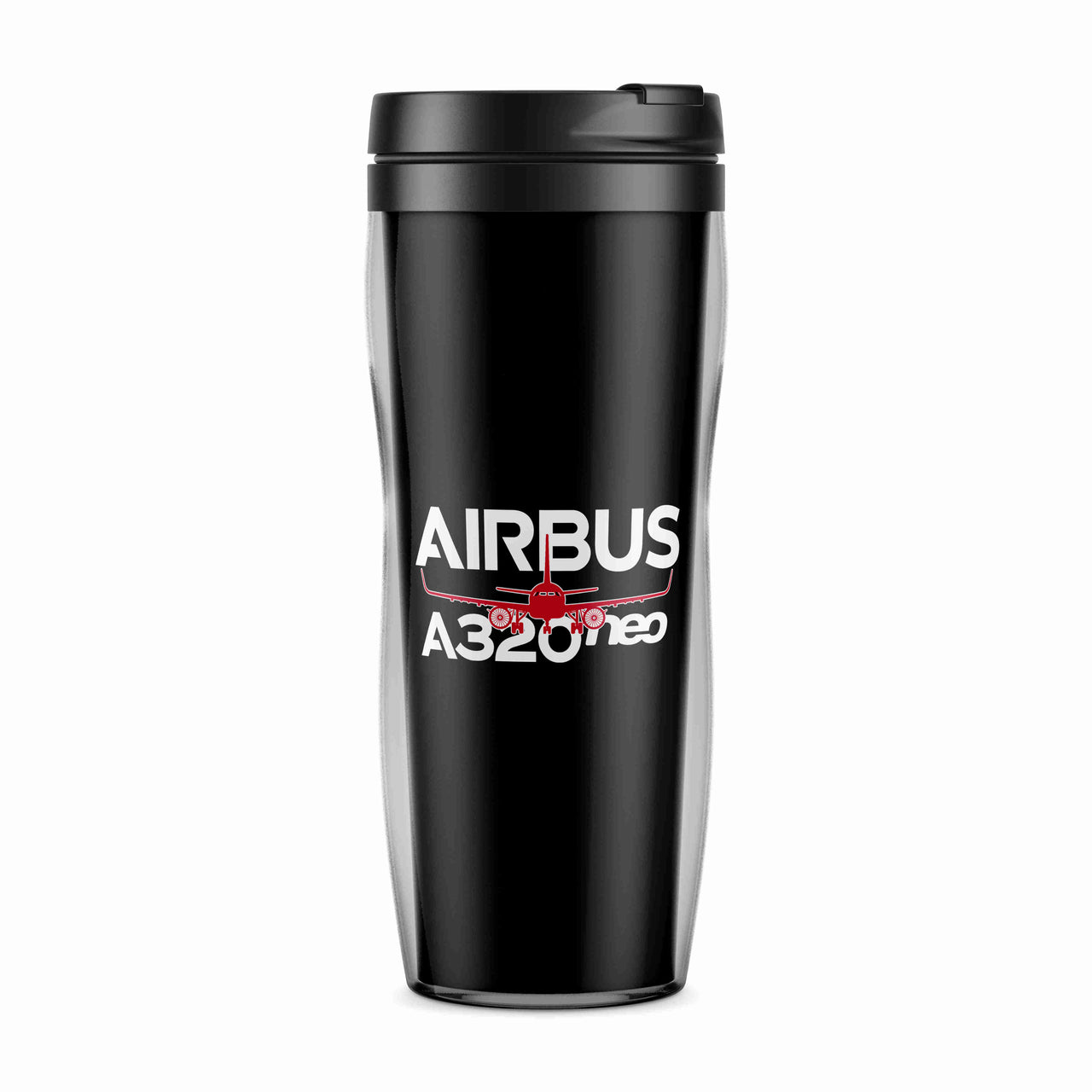 Amazing Airbus A320neo Designed Plastic Travel Mugs