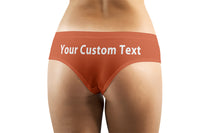 Thumbnail for Custom Name (Orange) Designed Women Panties & Shorts (Copy)