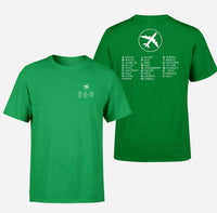 Thumbnail for Aviation Alphabet 2 Double-Side T-Shirts