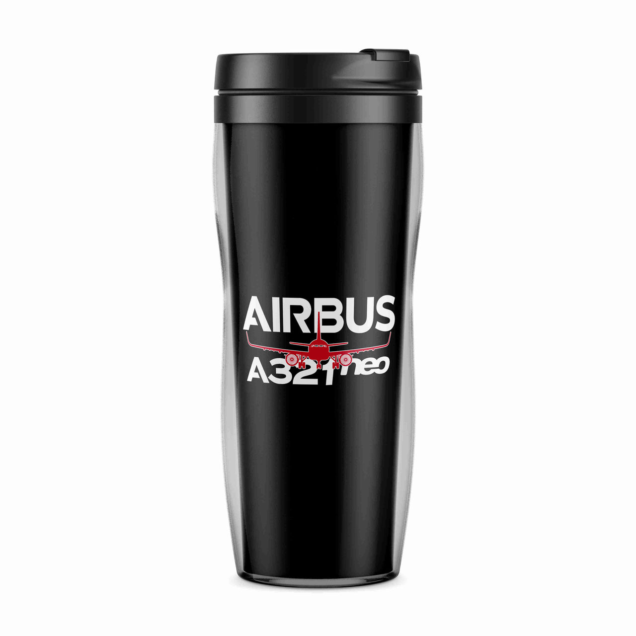 Amazing Airbus A321neo Designed Plastic Travel Mugs