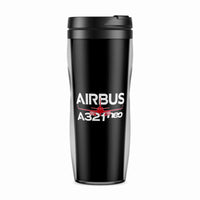 Thumbnail for Amazing Airbus A321neo Designed Plastic Travel Mugs