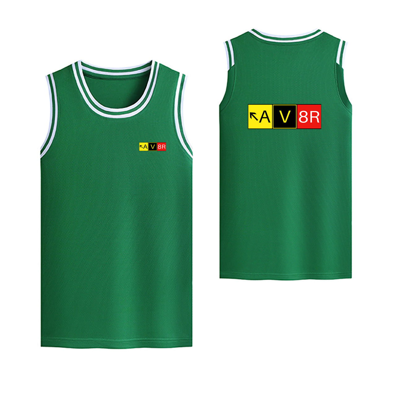 AV8R Designed Basketball Style Sports Tank Tops