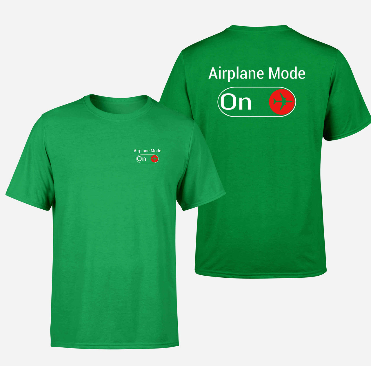 Airplane Mode On Double-Side T-Shirts