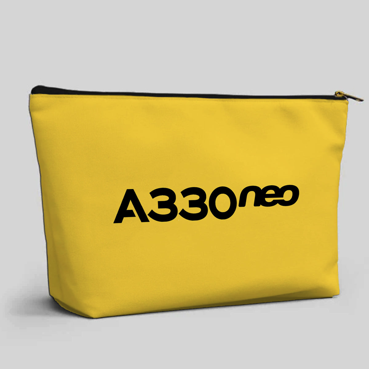 A330neo & Text Designed Zipper Pouch