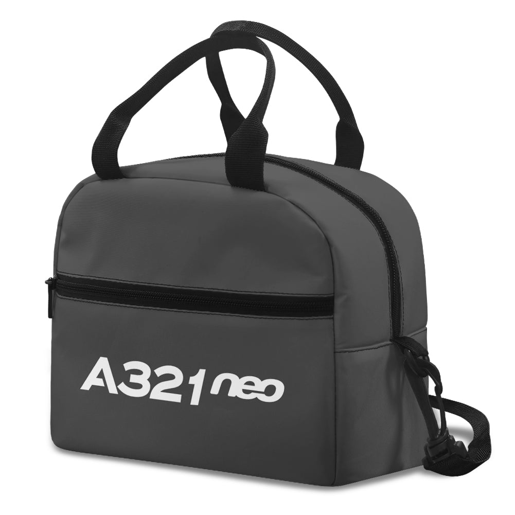 A321neo & Text Designed Lunch Bags