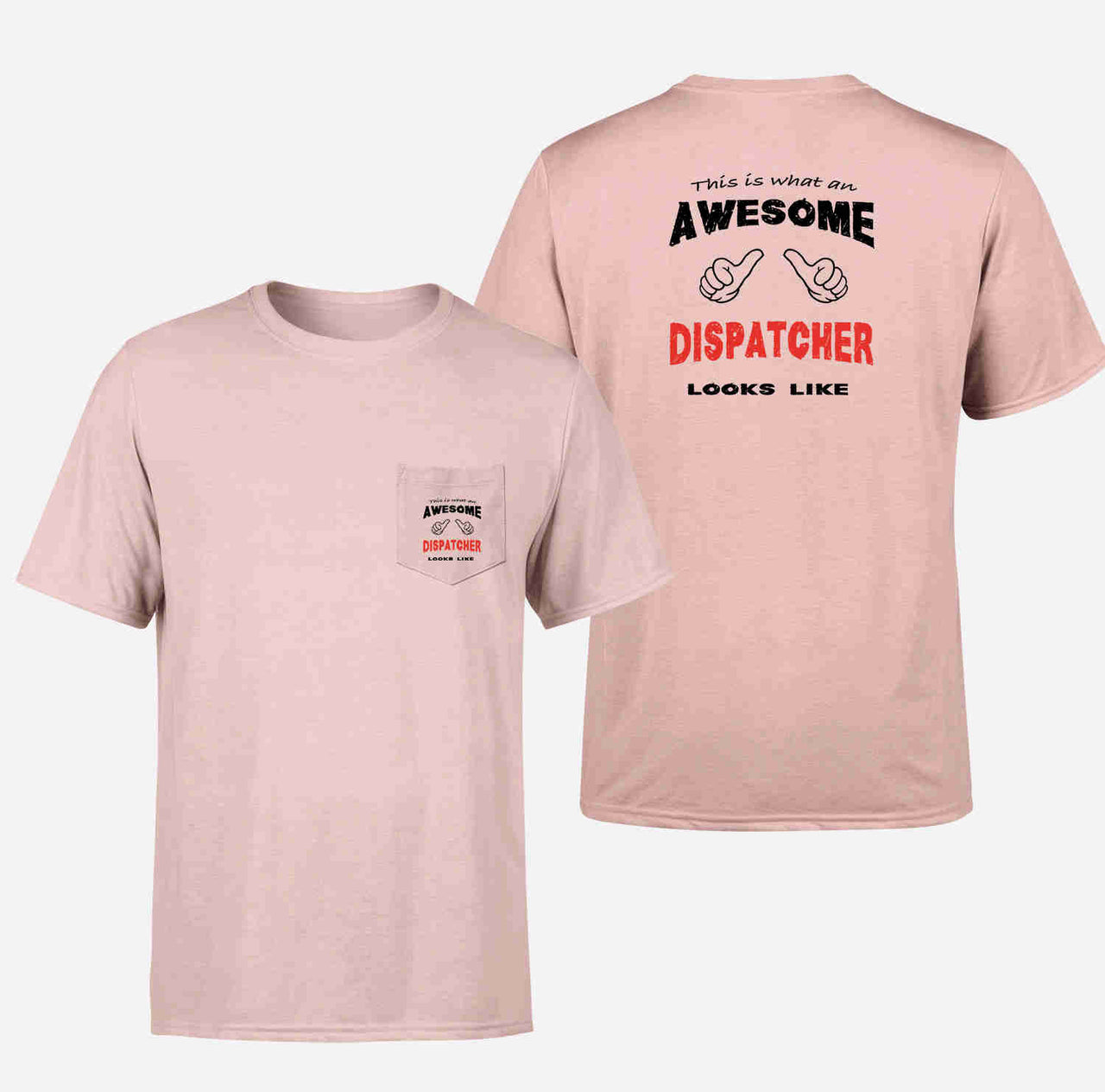 Dispatcher Designed Pocket T-Shirts