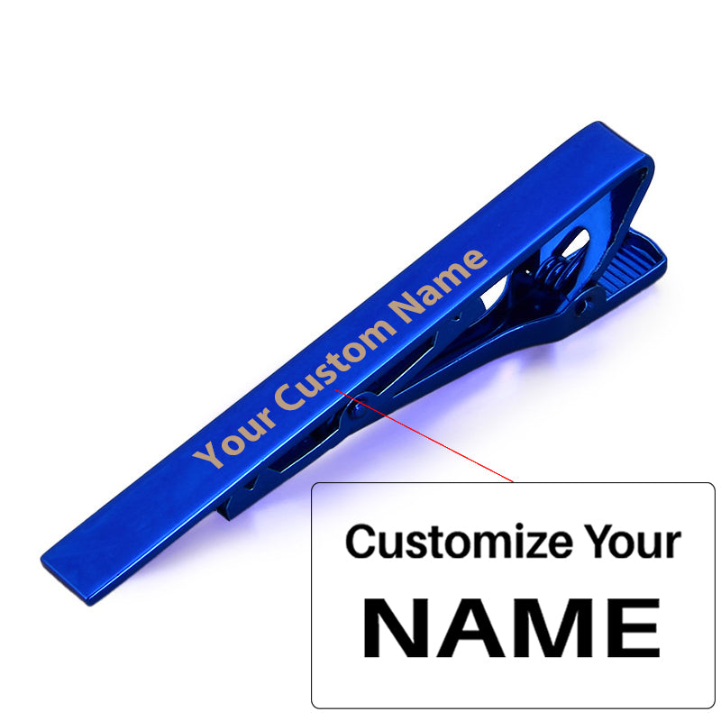 Custom Name Tie Clips