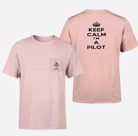 Thumbnail for Keep Calm I'm a Pilot Designed Pocket T-Shirts