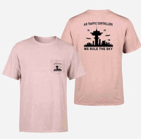 Thumbnail for Air Traffic Controllers - We Rule The Sky Designed Pocket T-Shirts