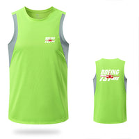 Thumbnail for Amazing 737 Max Designed Men Sleeveless T-shirt Quick Dry Vests