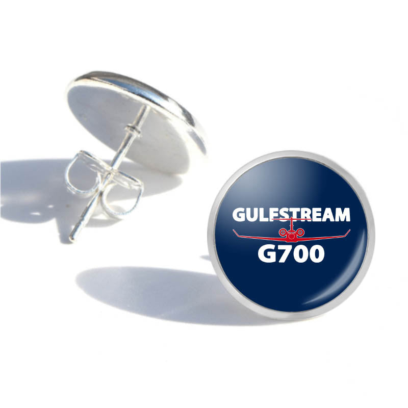 Amazing Gulfstream G700 Designed Stud Earrings