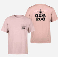 Thumbnail for Cessna 208 & Plane Designed Pocket T-Shirts