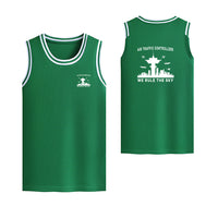 Thumbnail for Air Traffic Controllers - We Rule The Sky Designed Basketball Style Sports Tank Tops