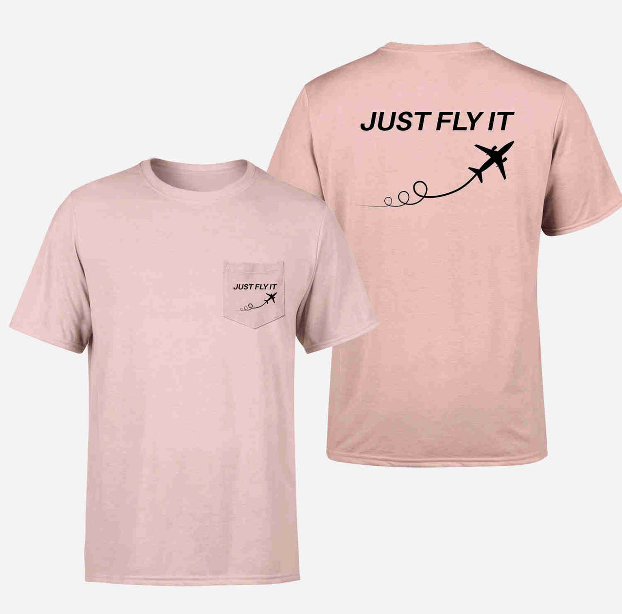 Just Fly It Designed Pocket T-Shirts