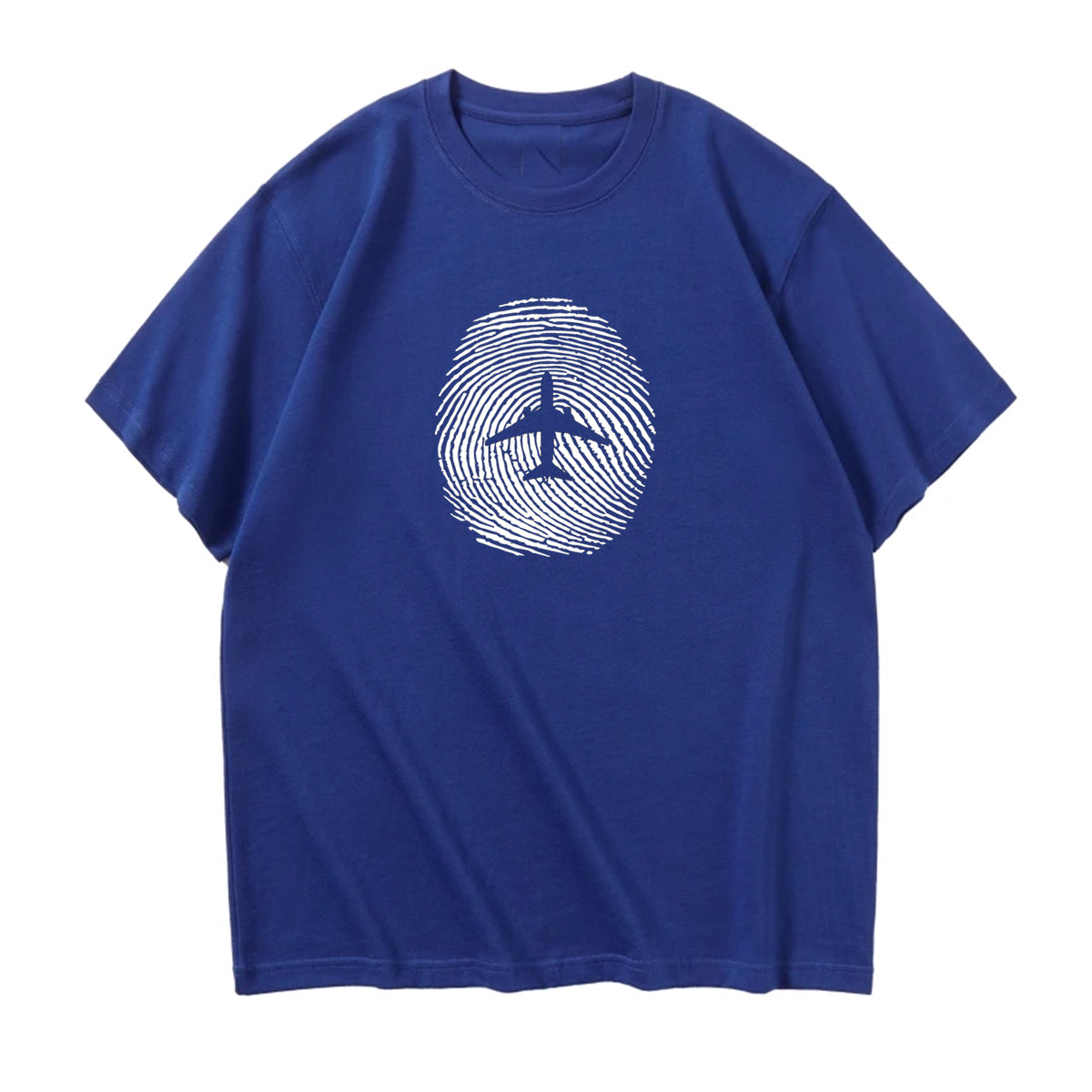 Aviation Finger Print Designed Relax Fit T-Shirts