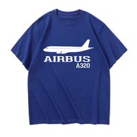 Thumbnail for Airbus A320 Printed Designed Relax Fit T-Shirts