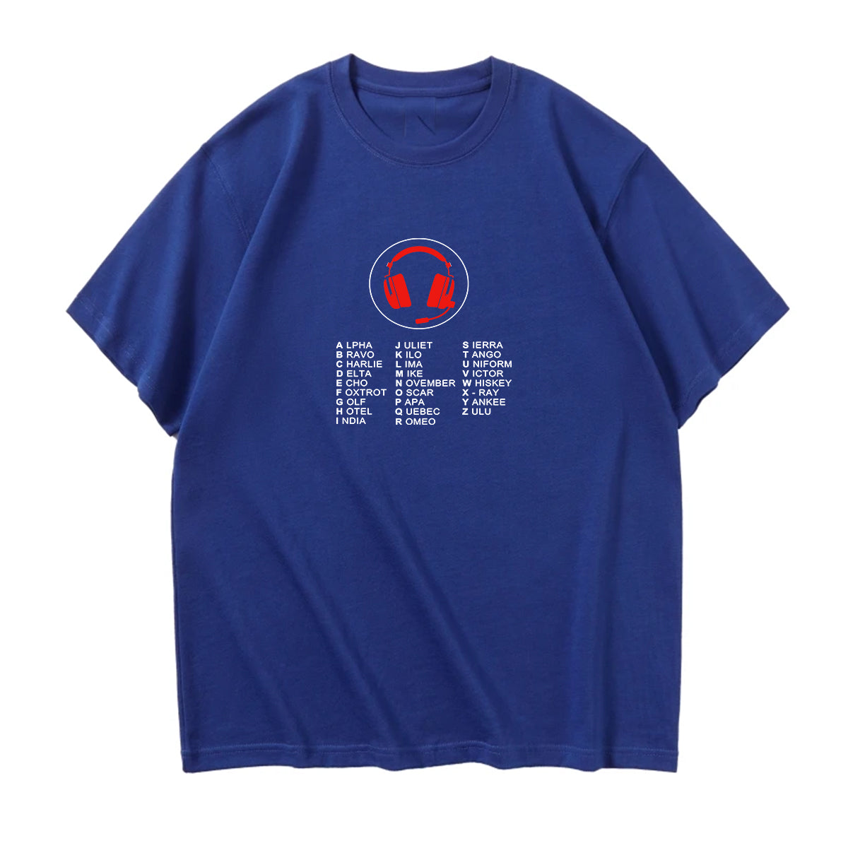 Aviation Alphabet 3 Designed Relax Fit T-Shirts