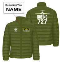 Thumbnail for Boeing 727 & Plane Designed Padded Jackets