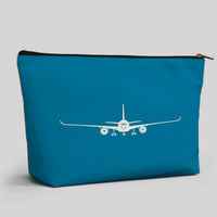 Thumbnail for Airbus A350 Silhouette Designed Zipper Pouch