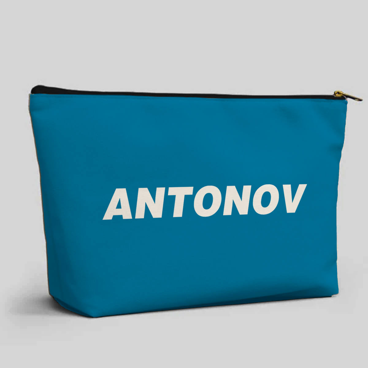 Antonov & Text Designed Zipper Pouch