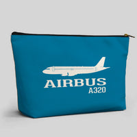 Thumbnail for Airbus A320 Printed Designed Zipper Pouch