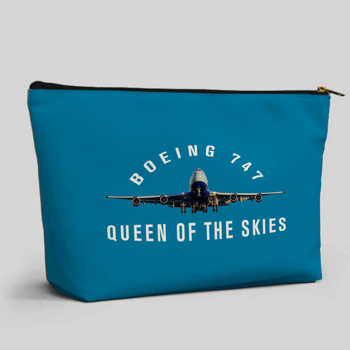 Boeing 747 Queen of the Skies Designed Zipper Pouch